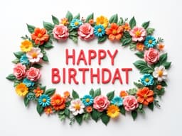 Happy Birthday Flower Images