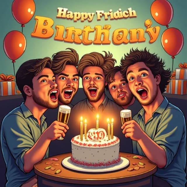 Happy Birthday Friend 30 Male